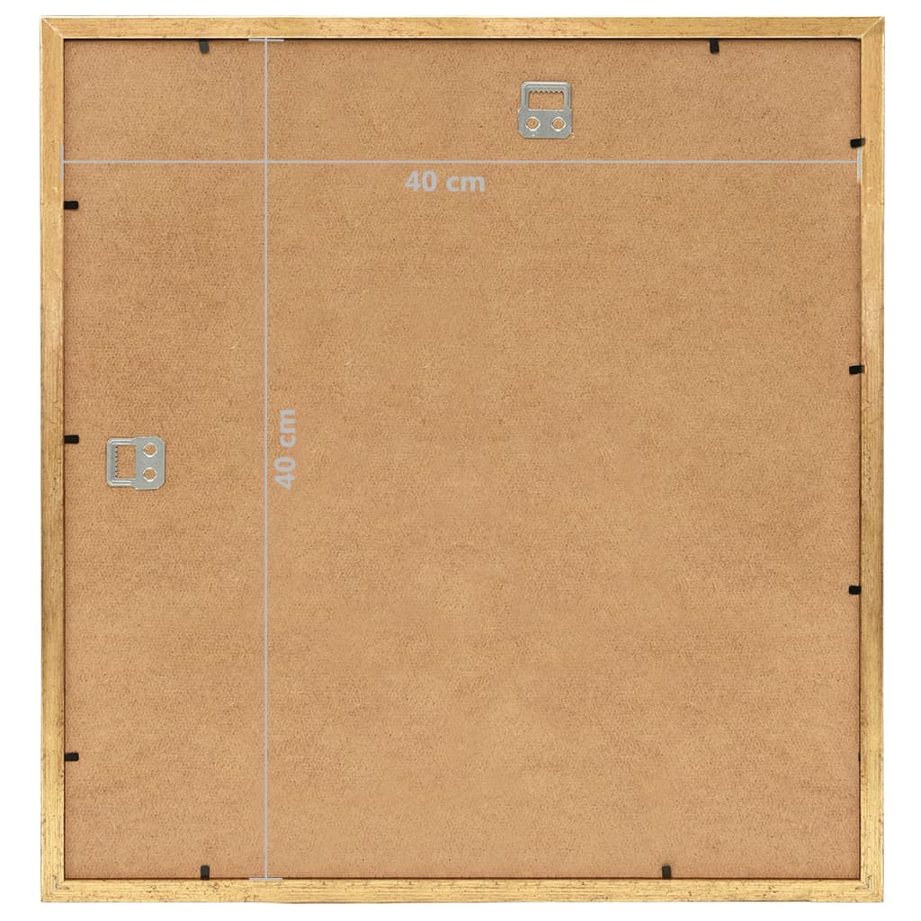 Fotolijsten 5 St Voor Wand 40X40 Cm Mdf Goudkleurig
