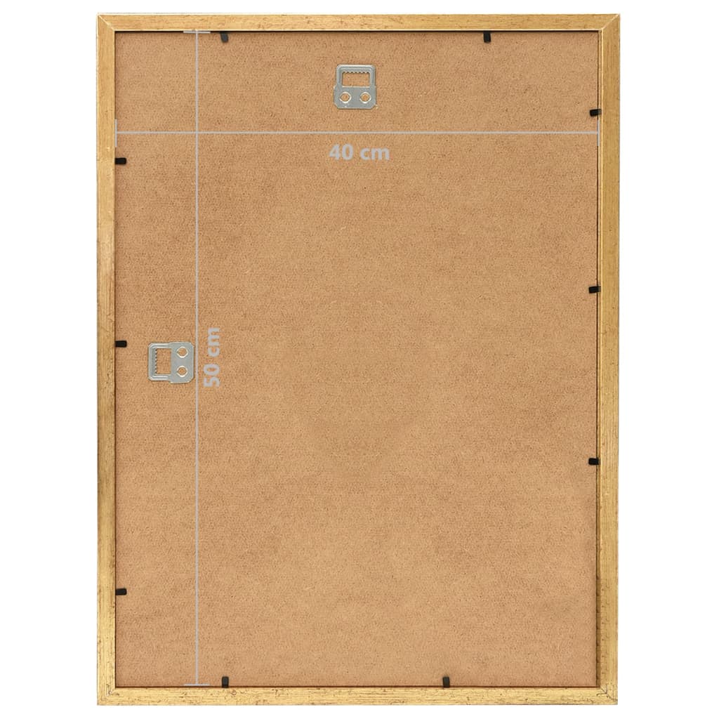 Fotolijsten 5 St Voor Wand 40X50 Cm Mdf Goudkleurig