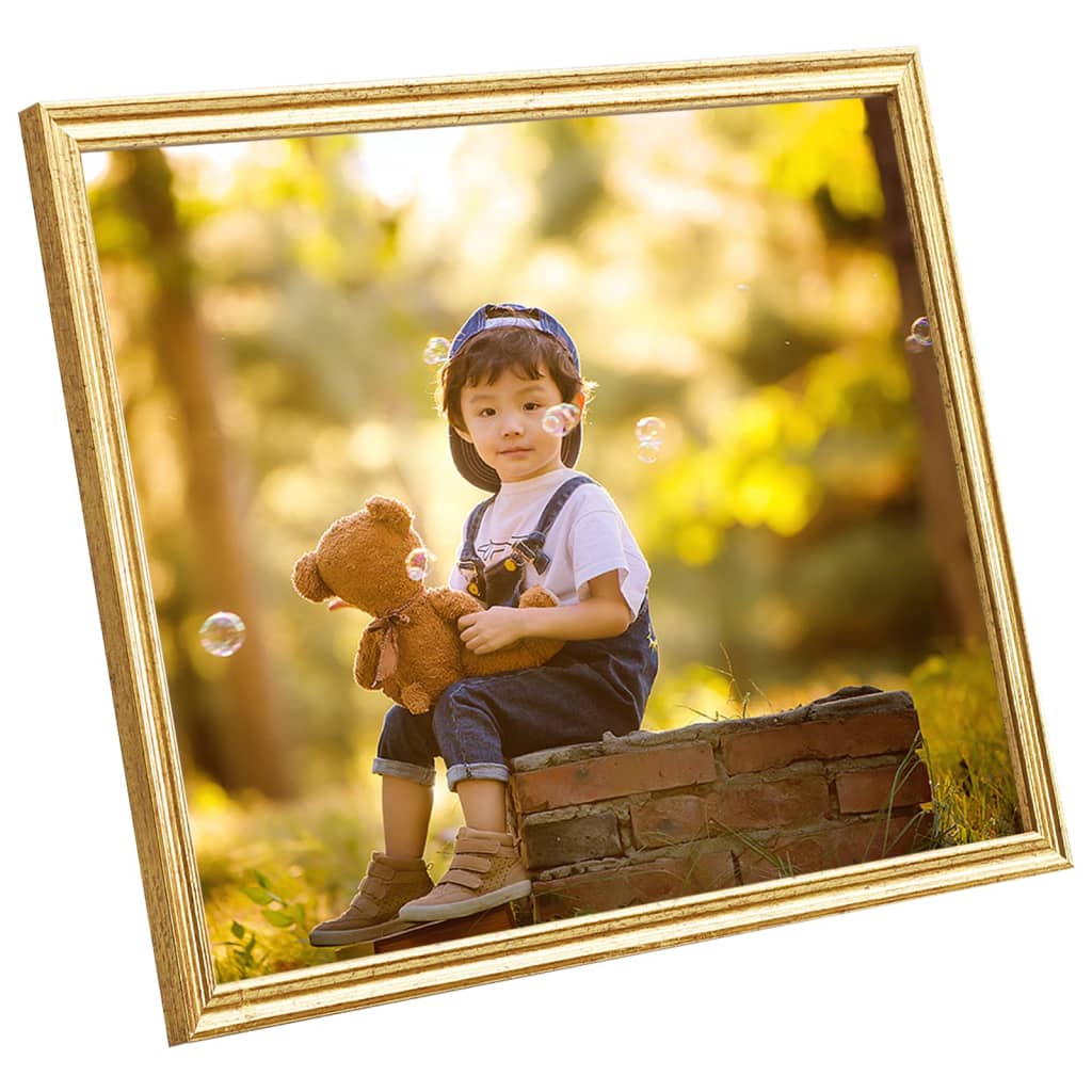 Fotolijsten 5 St Voor Wand Of Tafel 50X50 Cm Mdf Goudkleurig