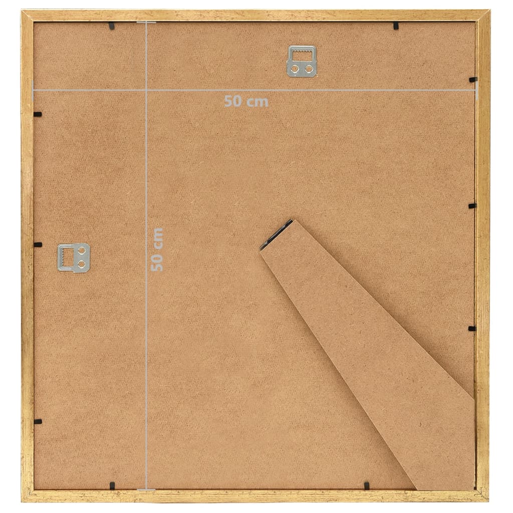 Fotolijsten 5 St Voor Wand Of Tafel 50X50 Cm Mdf Goudkleurig