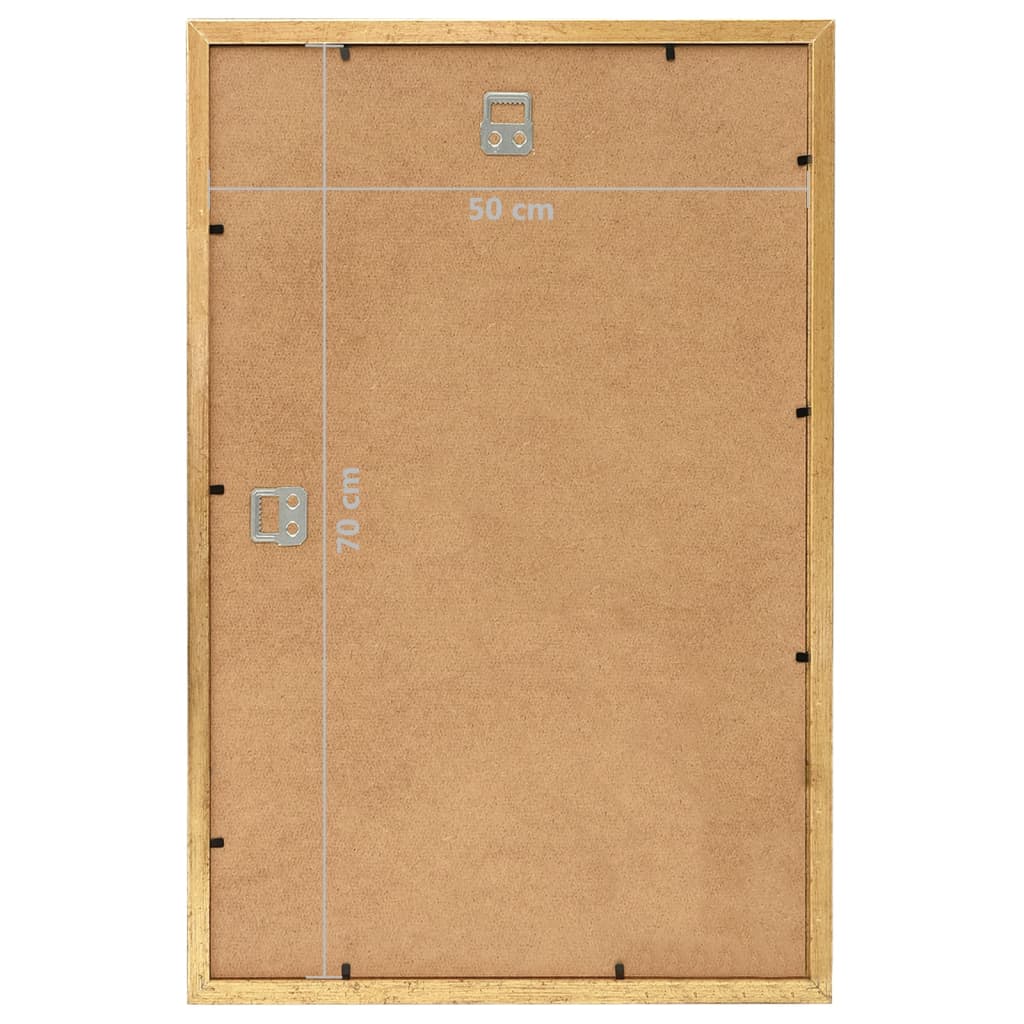 Fotolijsten 3 St Voor Wand 50X70 Cm Mdf Goudkleurig
