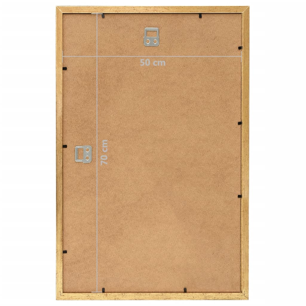 Fotolijsten 5 St Voor Wand 50X70 Cm Mdf Goudkleurig