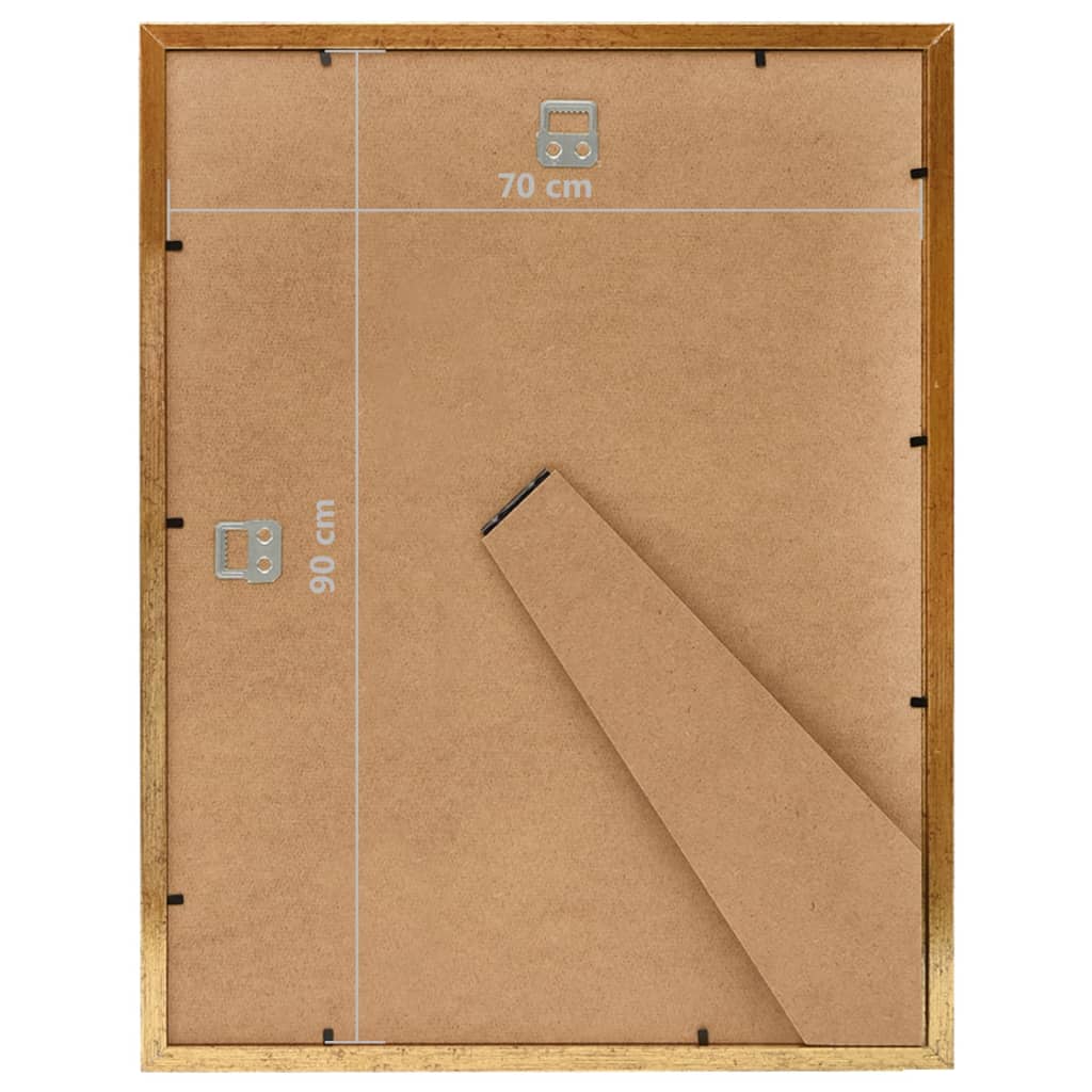 Fotolijsten 5 St Voor Wand Of Tafel 70X90 Cm Mdf Goudkleurig