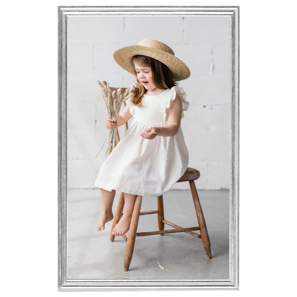 Fotolijsten 3 St Voor Tafel 13X18Cm Mdf Zilverkleurig