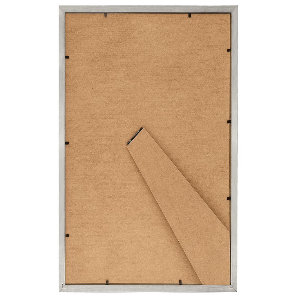 Fotolijsten 3 St Voor Tafel 13X18Cm Mdf Zilverkleurig