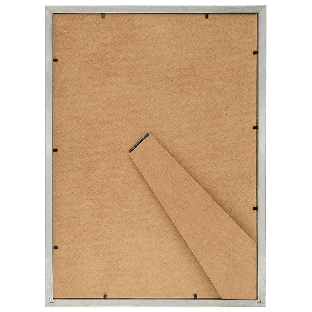 Fotolijsten 3 St Voor Tafel 20X25 Cm Mdf Zilverkleurig