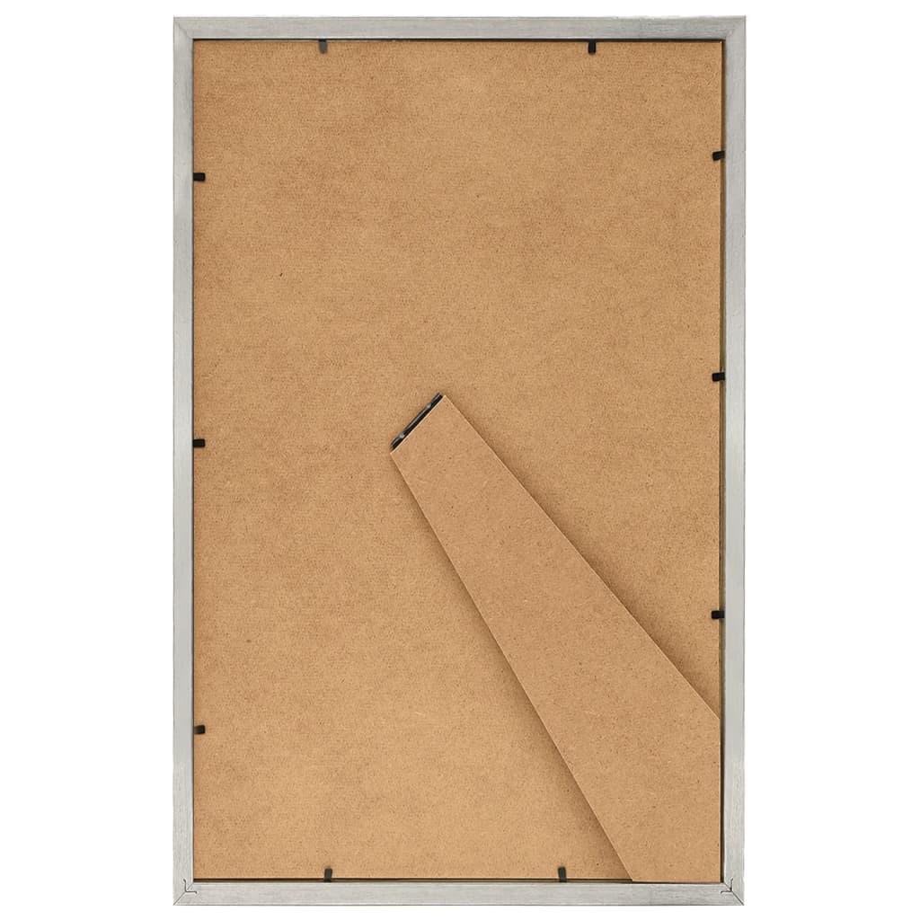 Fotolijsten 3 St Voor Tafel 28X35Cm Mdf Zilverkleurig
