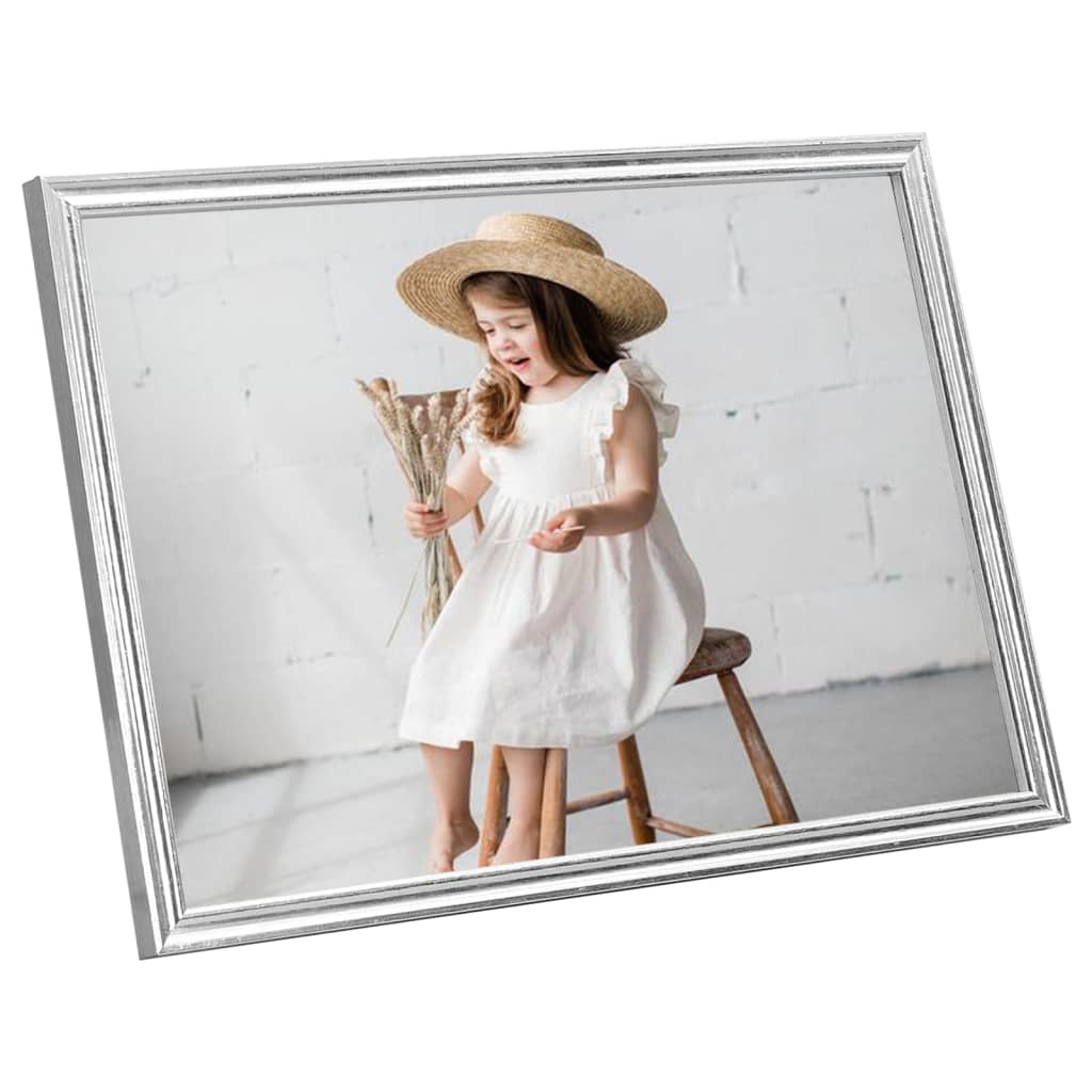 Fotolijsten 3 St Voor Wand Of Tafel 29,7X42 Cm Zilverkleurig