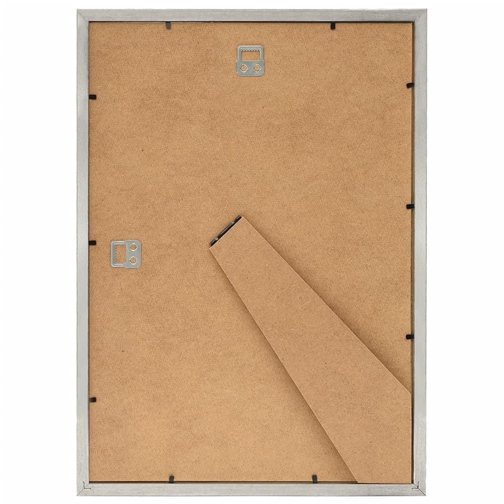 Fotolijsten 3 St Voor Wand Of Tafel 29,7X42 Cm Zilverkleurig