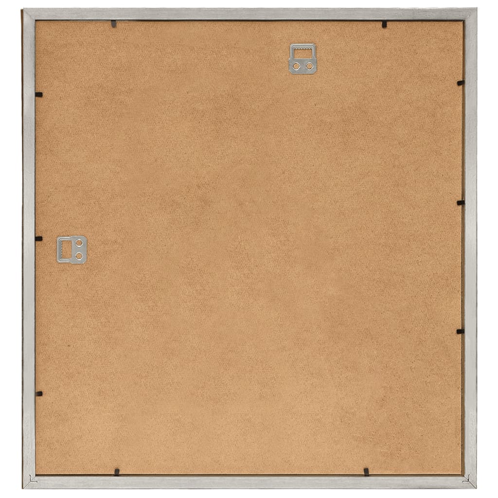 Fotolijsten 5 St Voor Wand 40X40Cm Mdf Zilverkleurig
