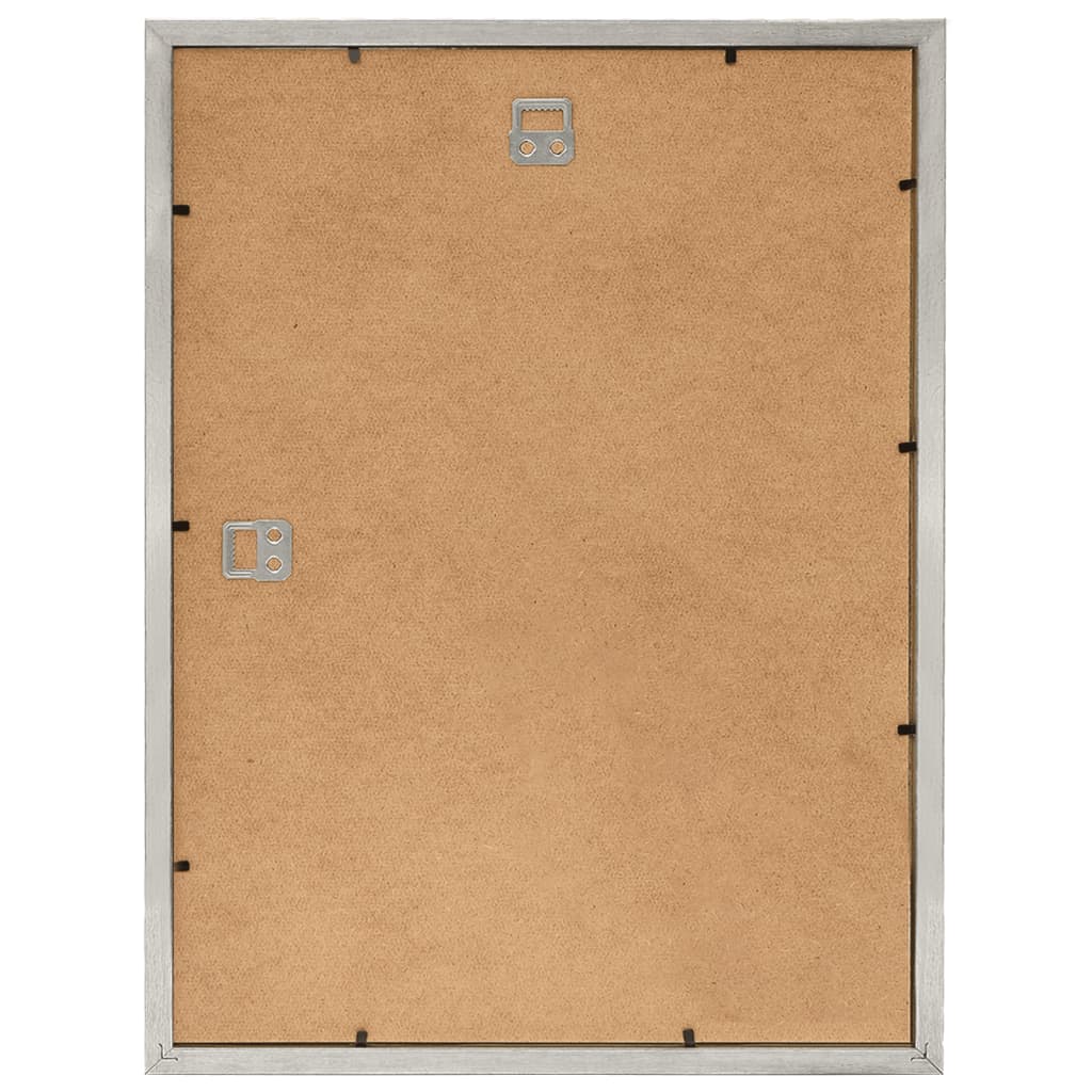 Fotolijsten 5 St Voor Wand 40X50Cm Mdf Zilverkleurig