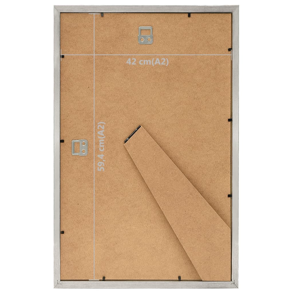 Fotolijsten 3 St Voor Wand Of Tafel 42X59,4 Cm Zilver