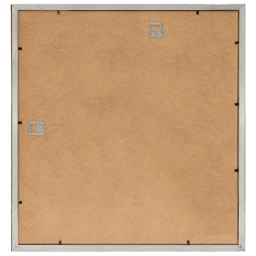 Fotolijsten 3 St Voor Wand 50X50Cm Mdf Zilverkleurig