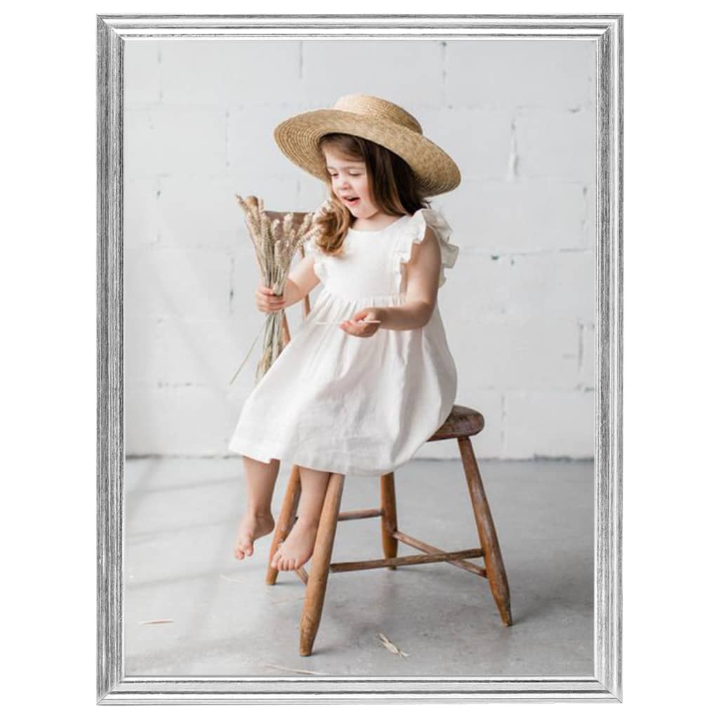 Fotolijsten 5 St Voor Wand 50X60Cm Mdf Zilverkleurig