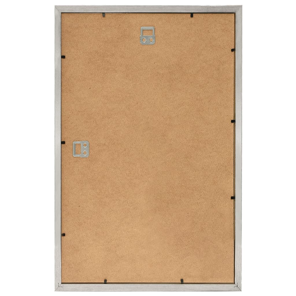 Fotolijsten 3 St Voor Wand 50X70Cm Mdf Zilverkleurig