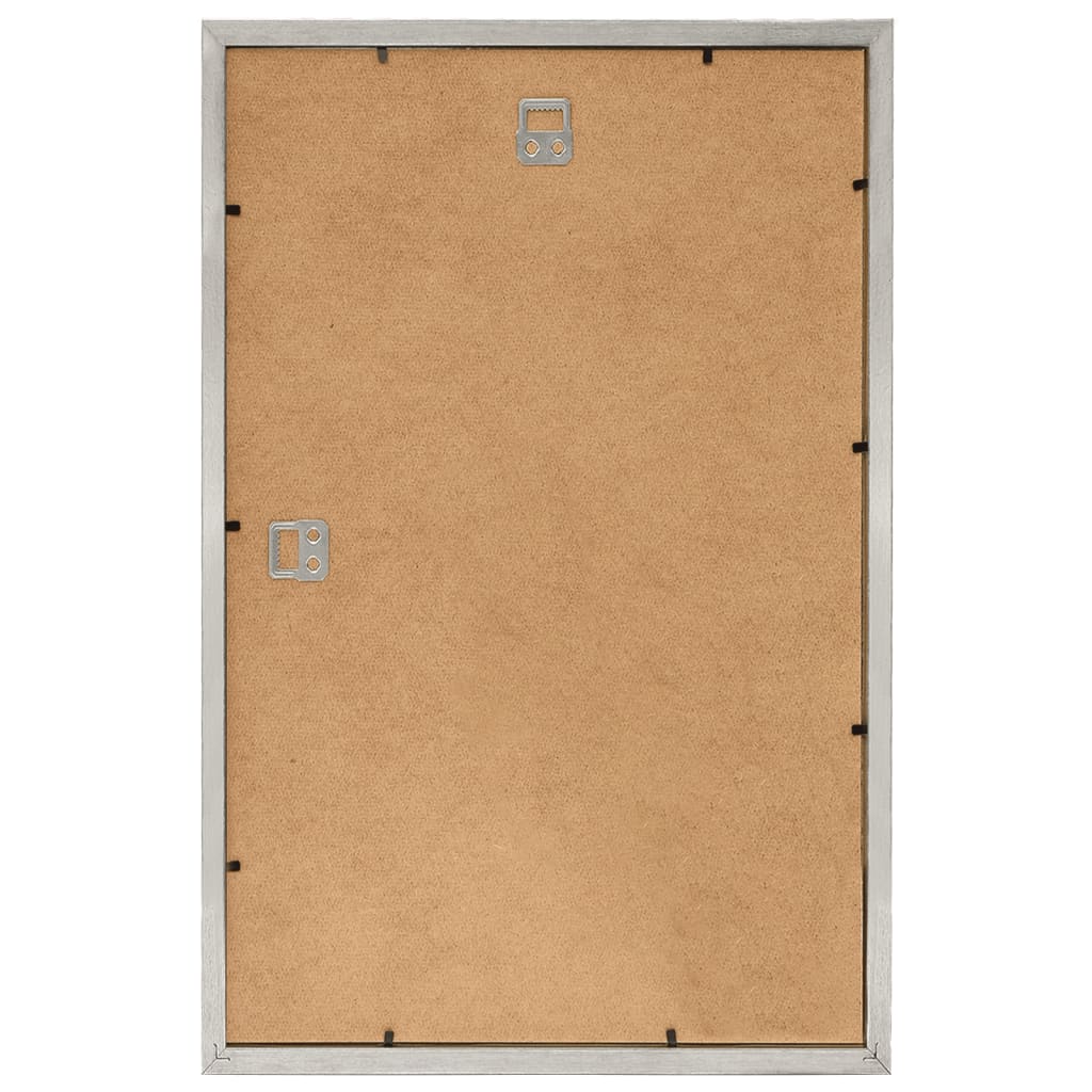 Fotolijsten 5 St Voor Wand 70X90Cm Mdf Zilverkleurig