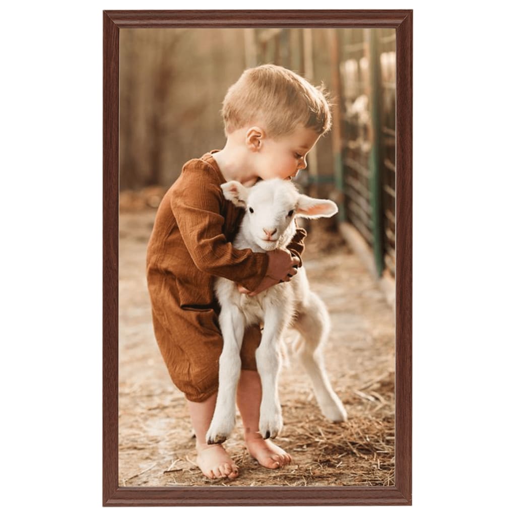 Fotolijsten 3 St Voor Tafel 10X15 Cm Mdf Bruin