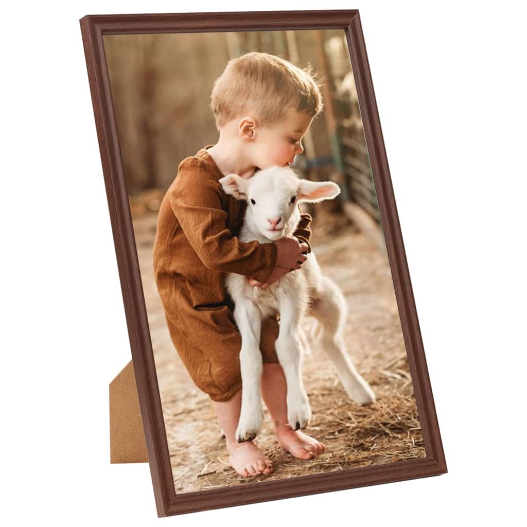 Fotolijsten 10 St Voor Tafel 10X15Cm Mdf Bruin