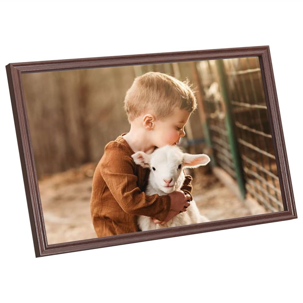 Fotolijsten 10 St Voor Tafel 10X15Cm Mdf Bruin