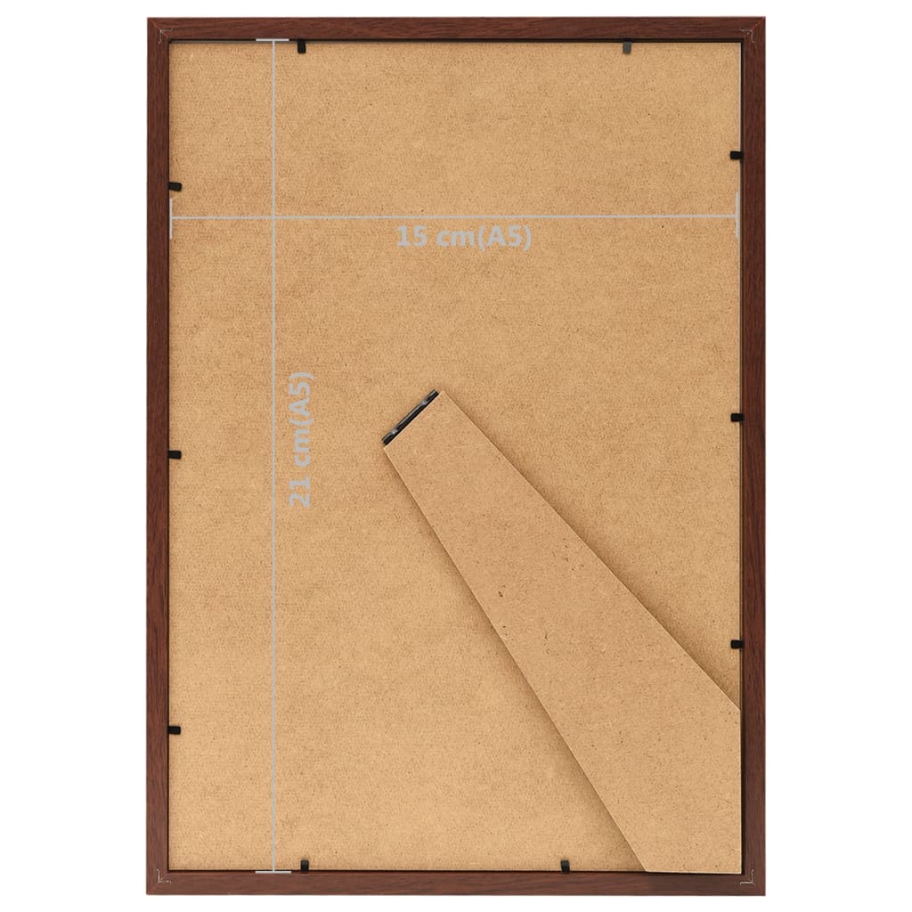 Fotolijsten 3 St Voor Tafel 15X21 Cm Mdf Bruin