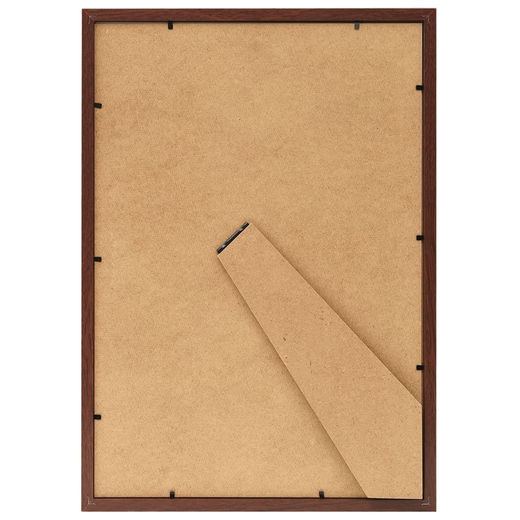 Fotolijsten 5 St Voor Wand Of Tafel 15X21 Cm Mdf Bruin