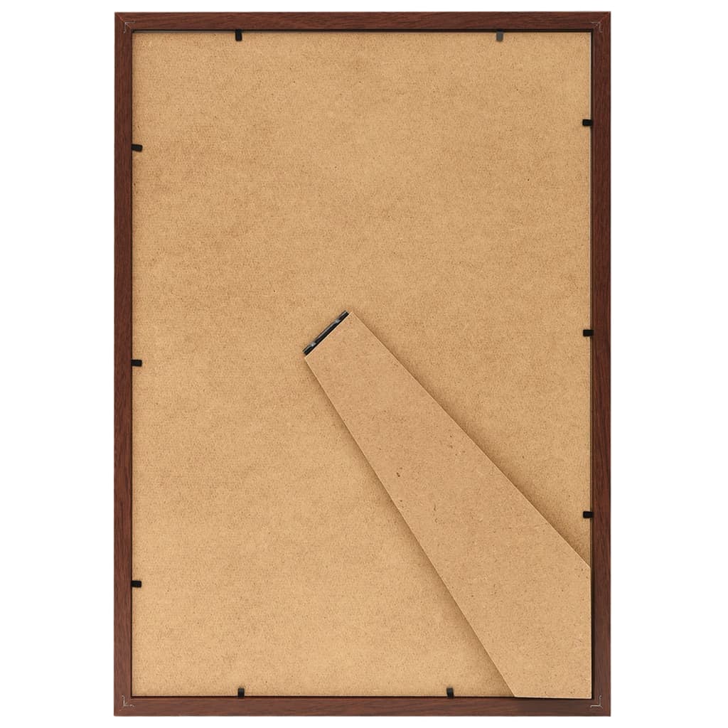Fotolijsten 5 St Voor Wand Of Tafel 18X24 Cm Mdf Bruin