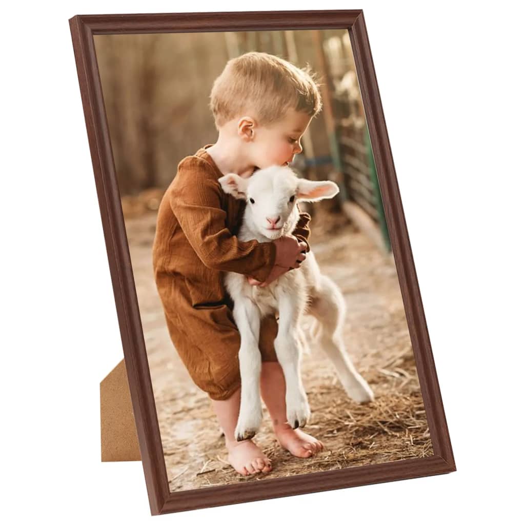 Fotolijsten 10 St Voor Tafel 18X24 Cm Mdf Bruin