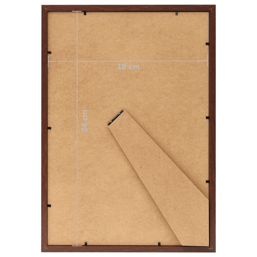 Fotolijsten 10 St Voor Tafel 18X24 Cm Mdf Bruin