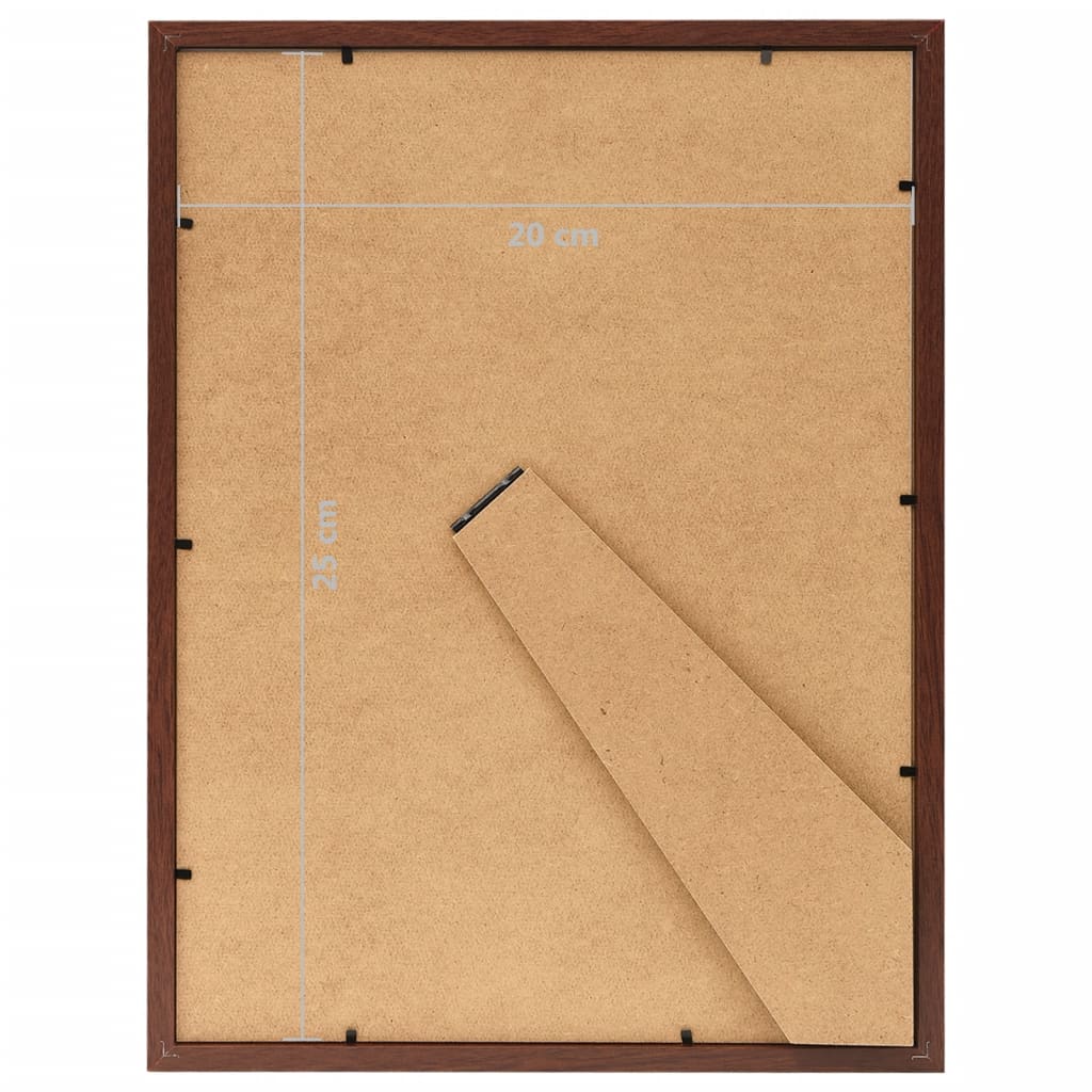 Fotolijsten 10 St Voor Tafel 20X25Cm Mdf Bruin
