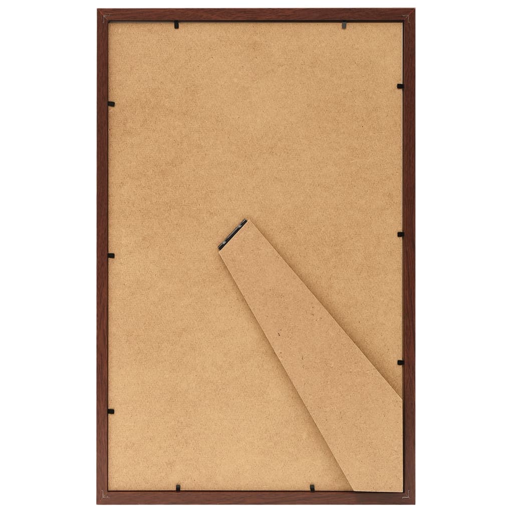 Fotolijsten 3 St Voor Wand Of Tafel 28X35 Cm Mdf Bruin