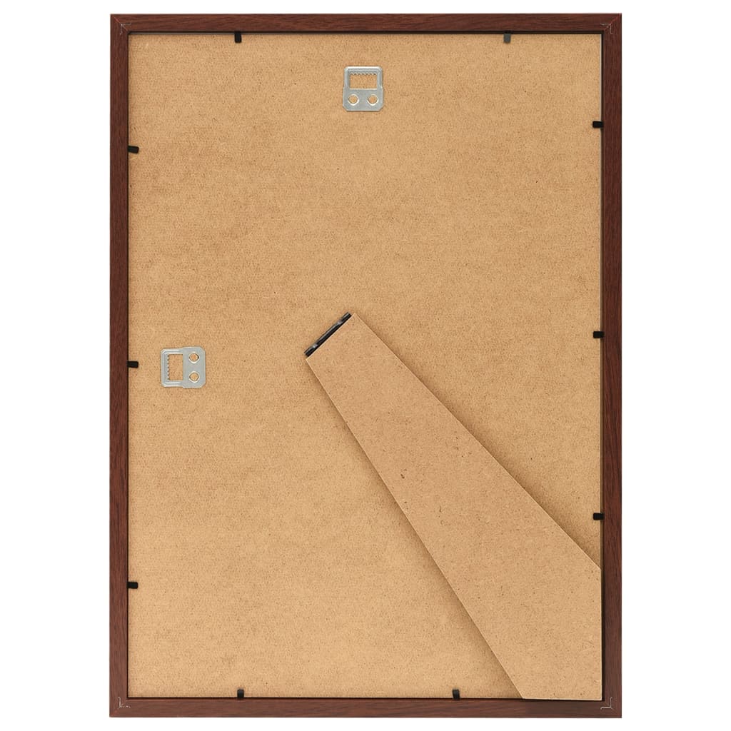 Fotolijsten 3 St Voor Wand Of Tafel 29,7X42 Cm Mdf Bruin