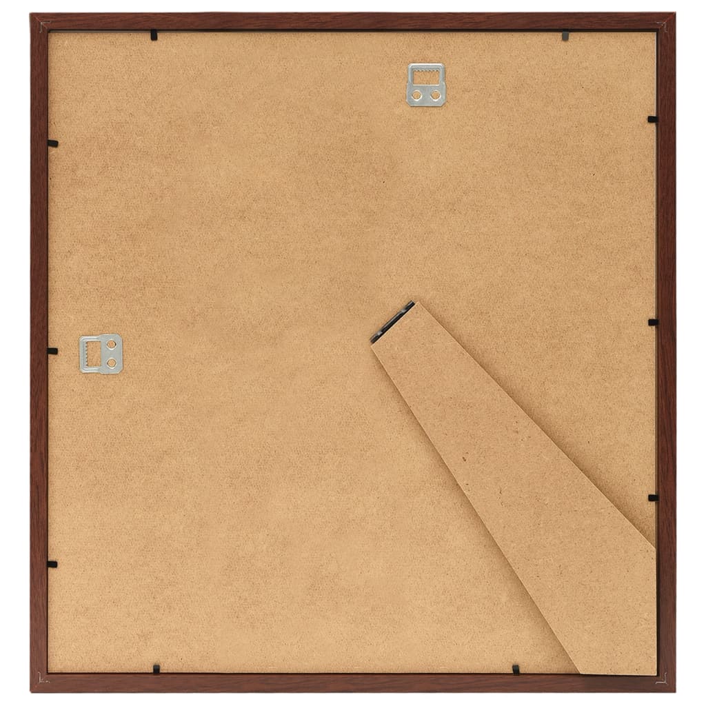 Fotolijsten 3 St Voor Wand Of Tafel 40X40 Cm Mdf Bruin