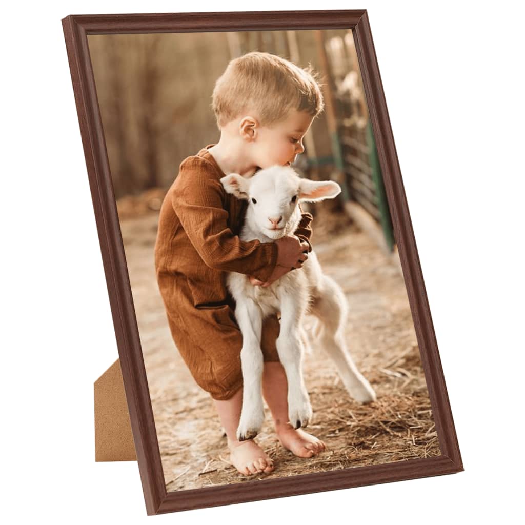 Fotolijsten 3 St Voor Wand Of Tafel 42X59,4 Cm Mdf Bruin