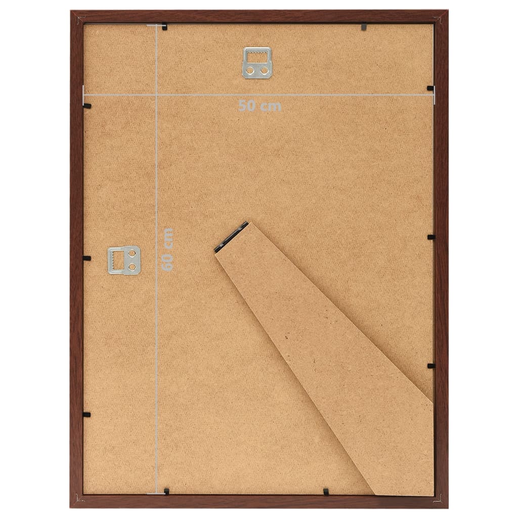 Fotolijsten 3 St Voor Wand Of Tafel 50X60 Cm Mdf Bruin