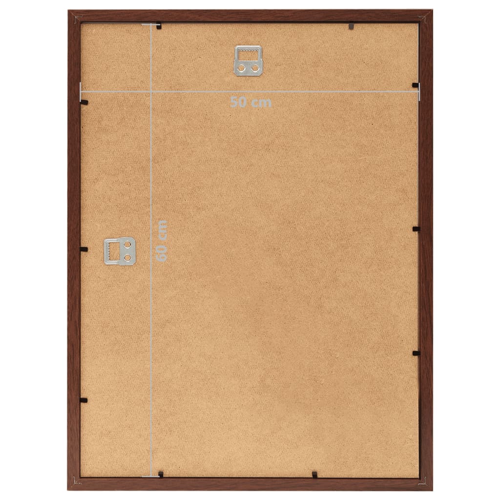 Fotolijsten 5 St Voor Wand 50X60 Cm Mdf Bruin