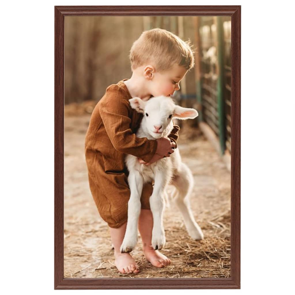 Fotolijsten 5 St Voor Wand 50X70 Cm Mdf Bruin