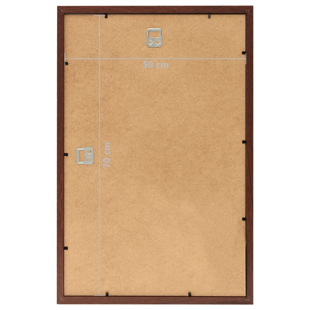 Fotolijsten 5 St Voor Wand 50X70 Cm Mdf Bruin