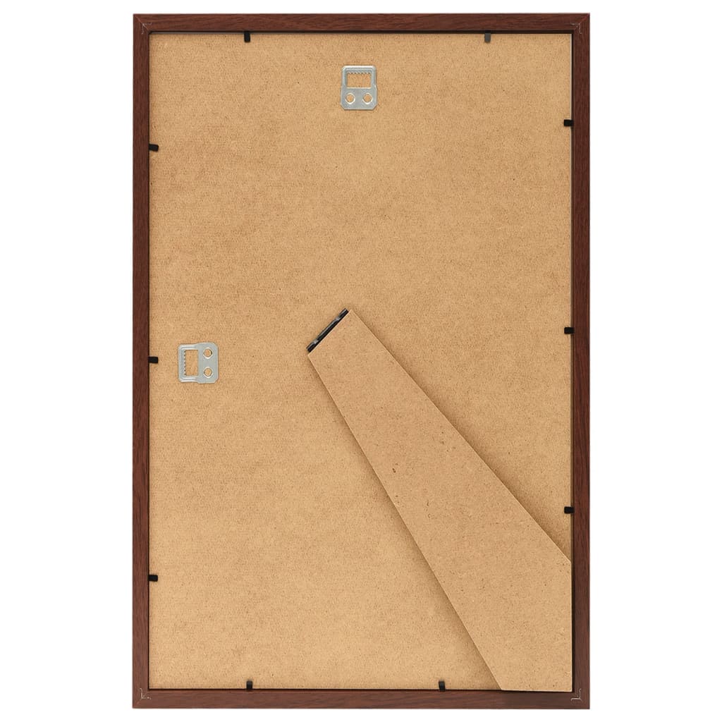 Fotolijsten 5 St Voor Wand Of Tafel 59,4X84 Cm Mdf Bruin