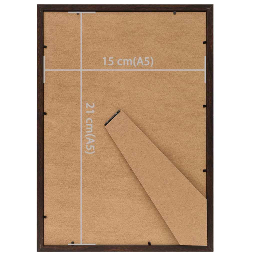 Fotolijsten 5 St Voor Tafel 15X21 Cm Mdf Zwart