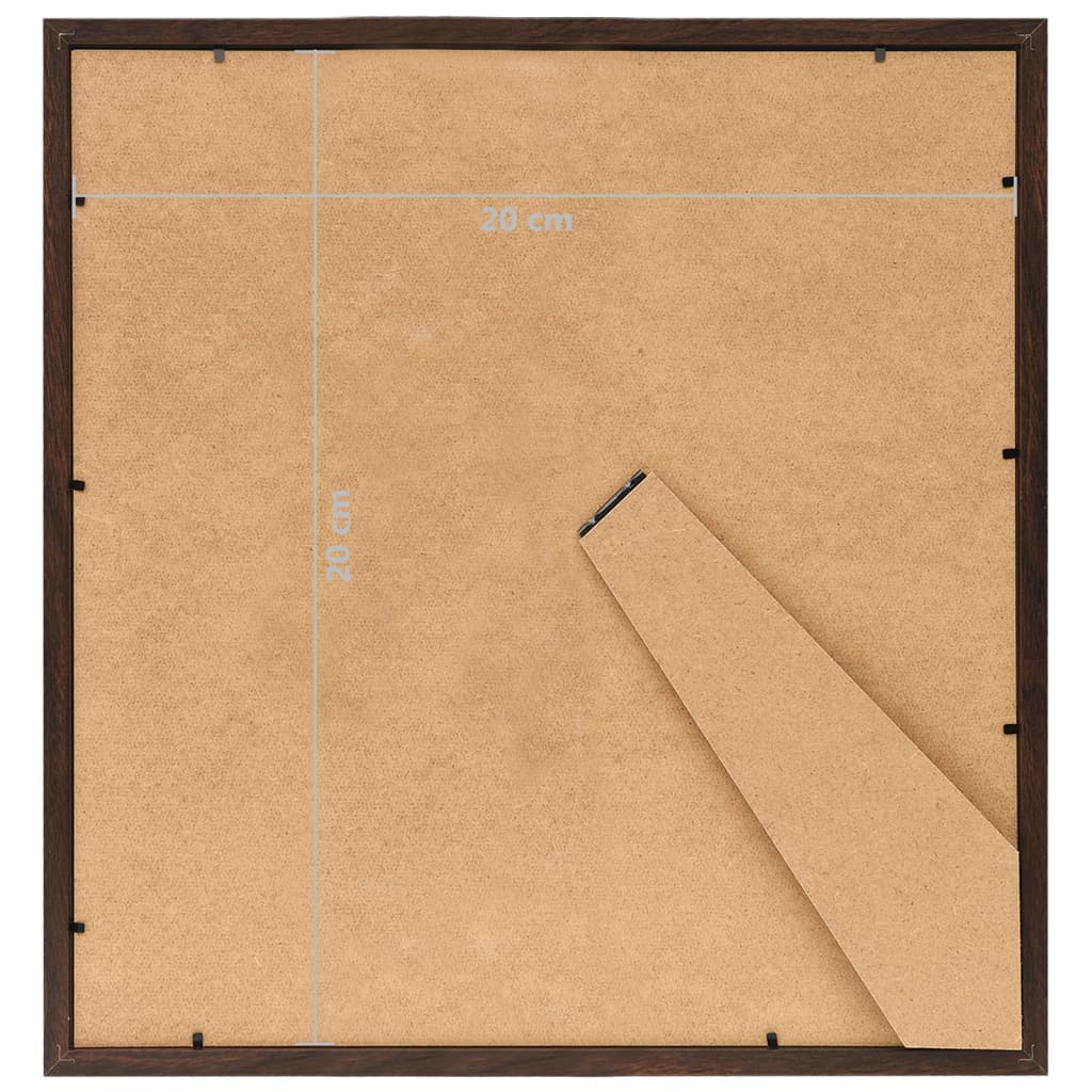 Fotolijsten 10 St Voor Tafel 20X20 Cm Mdf Zwart