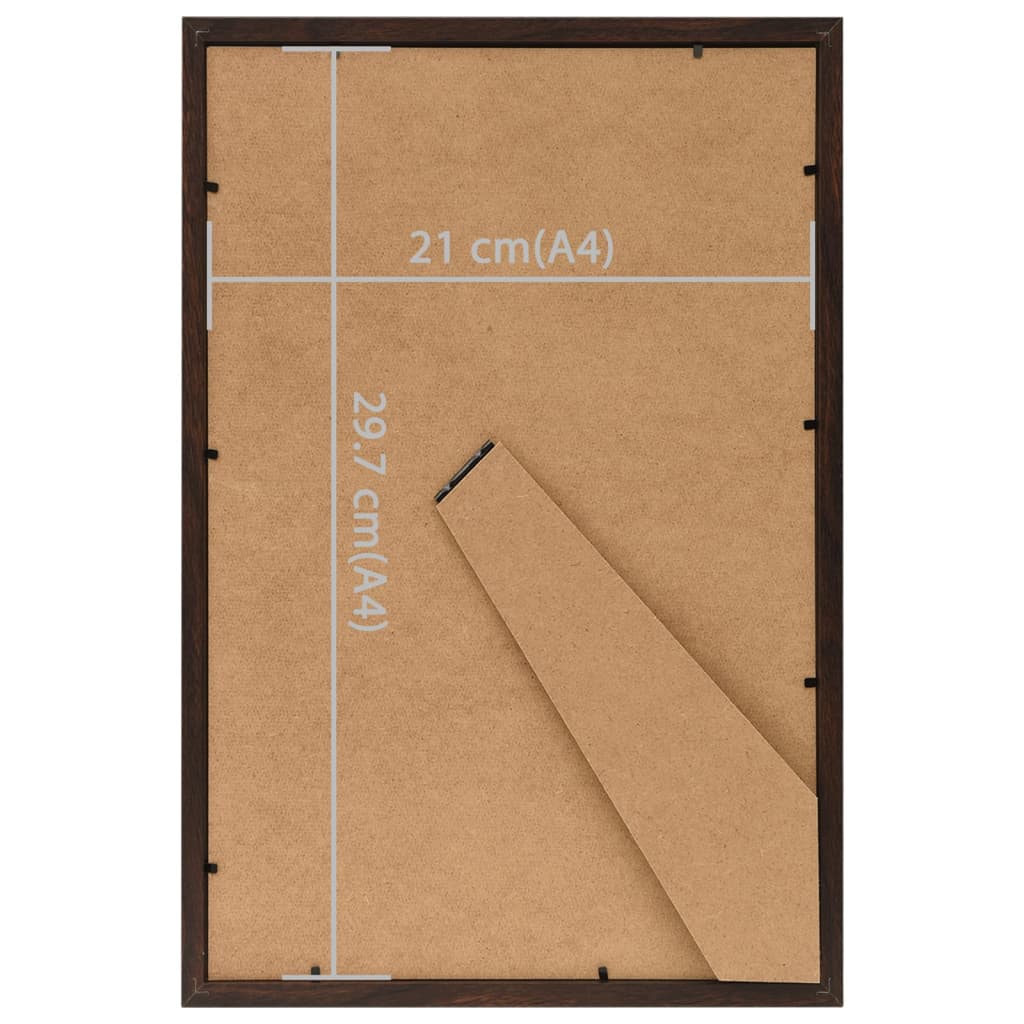 Fotolijsten 3 St Voor Tafel 21X29,7 Cm Mdf Zwart