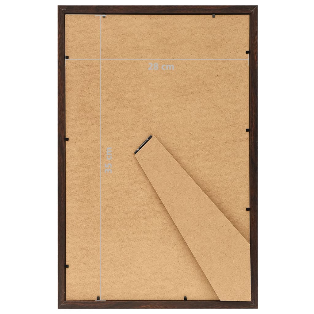 Fotolijsten 3 St Voor Tafel 28X35 Cm Mdf Zwart