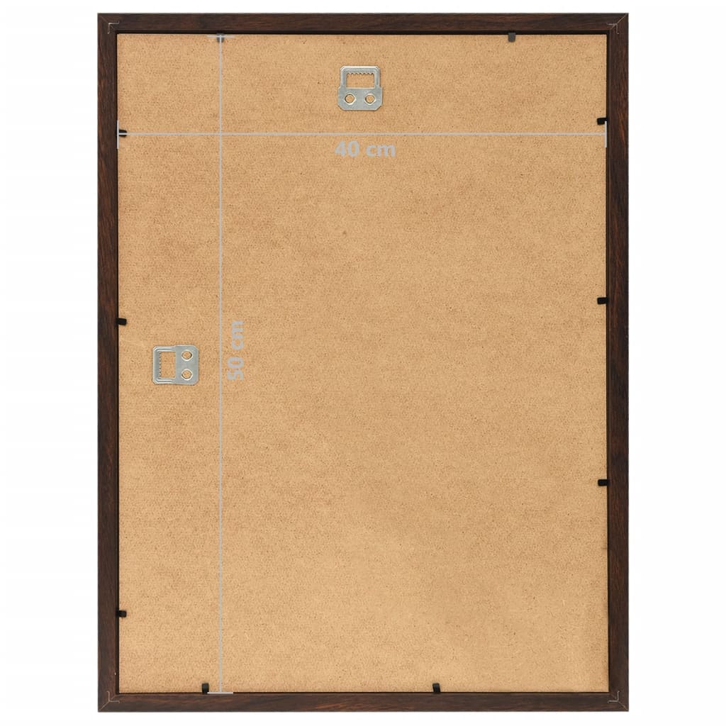 Fotolijsten 3 St Voor Wand 40X50 Cm Mdf Zwart