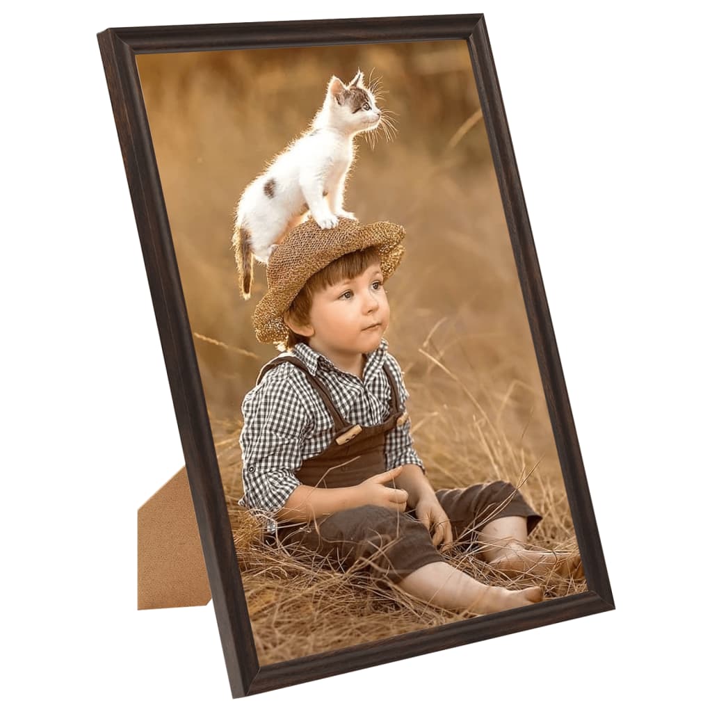 Fotolijsten 5 St Voor Wand 42X59,4Cm Mdf Zwart