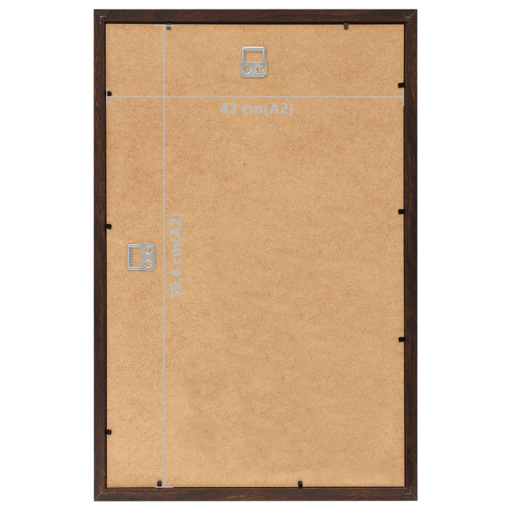 Fotolijsten 5 St Voor Wand 42X59,4Cm Mdf Zwart