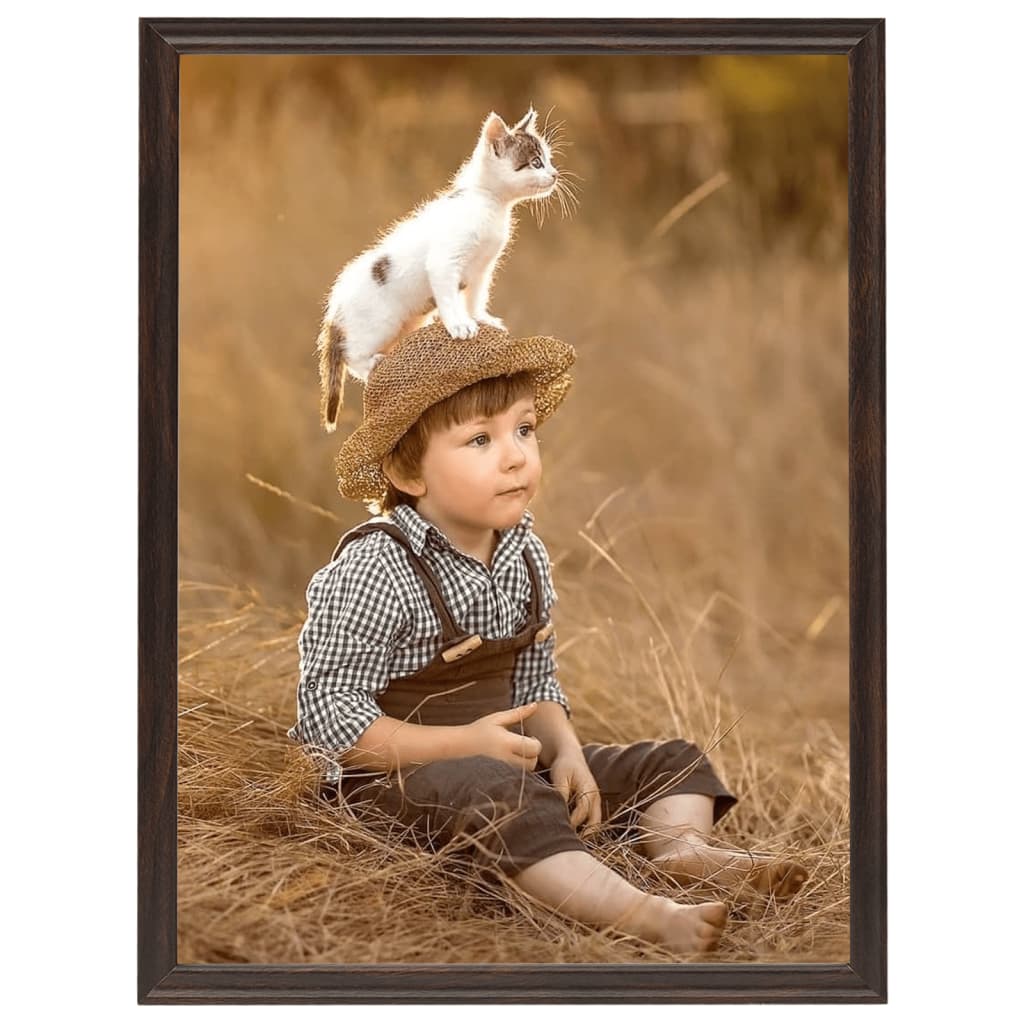 Fotolijsten 5 St Voor Wand 50X60 Cm Mdf Zwart