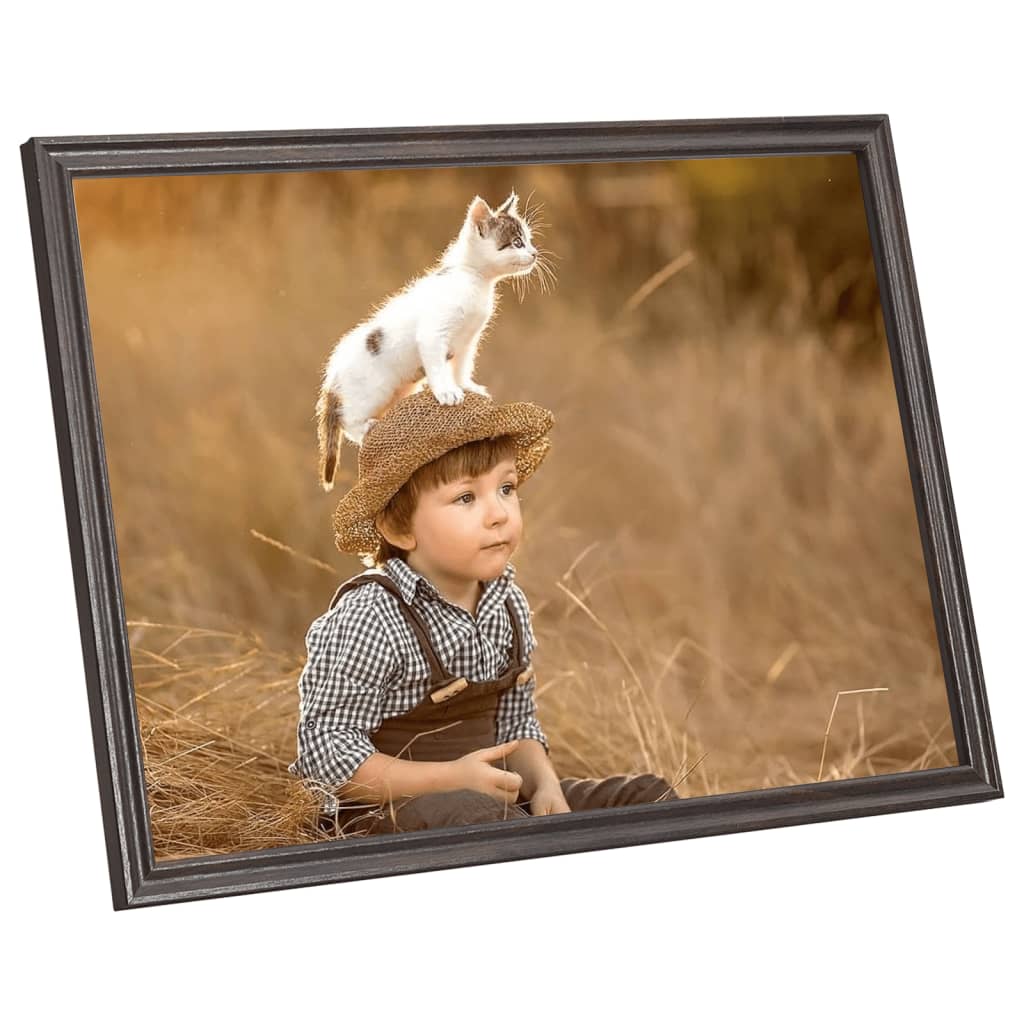 Fotolijsten 5 St Voor Wand 50X60 Cm Mdf Zwart