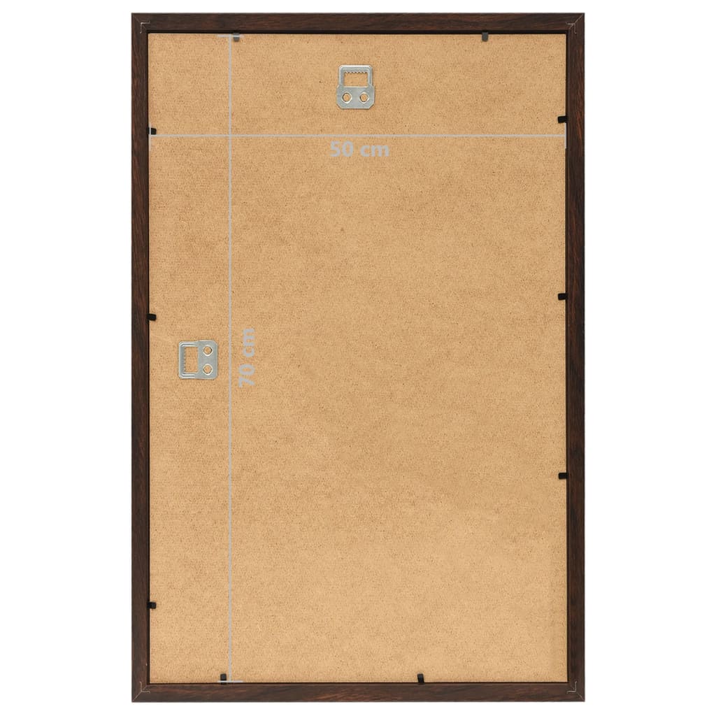 Fotolijsten 5 St Voor Wand 50X70 Cm Mdf Zwart
