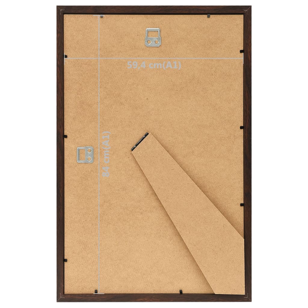Fotolijsten 3 St Voor Wand Of Tafel 59,4X84 Cm Mdf Zwart