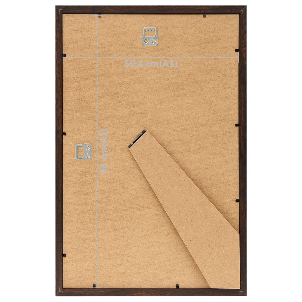 Fotolijsten 5 St Voor Wand Of Tafel 59,4X84 Cm Mdf Zwart